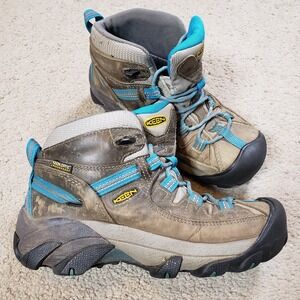 KEEN Targhee II Mid Womens Size 6.5 Boots Soft Toe Waterproof Hiking Outdoor